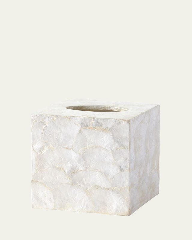 Andria Capiz Tissue Box Cover